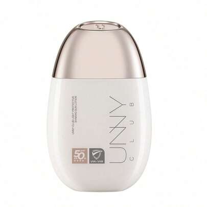 unny club 28毫升温和保湿日常防晒霜 SPF 50+ PA++++，哑光质地，不泛白，适合干性、油性、敏感性肌肤，韩式无妆护肤