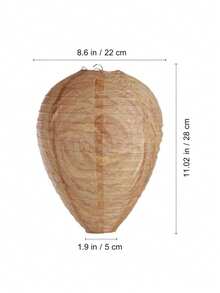 1pc&3pcs Wasp Nest Trap,Hanging Wasp Deterrent, Wasps Yellow Jackets Decoy Nest,Simulated Deterrent Hanging Territorial Insect Protection Scare - 1Pc - View 11