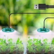 育苗盘生长灯 全光谱室内植物生长灯 育苗盘套装，带湿度罩 植物生长灯 发芽盘灯 1分2/1分3/1分4/1分5分线器 植物生长灯 - 綠色 - 查看 5