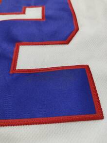 KTYSDE Men's Baseball Jersey #22 Classic White With Dominican Letter Embroidery, Loose Fit Short Sleeve Button-Up Sports Top, Suitable For Street Hip-Hop, Baseball, Golf Sports Training Spring - trắng - Xem 6