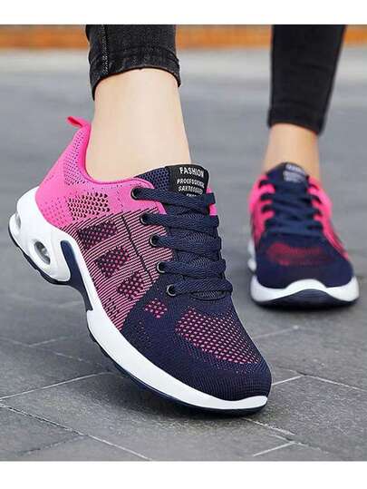 Zapatos para Caminar de Mujer, Zapatillas Deportivas Femeninas con Malla Transpirable Cómodas,Tenis para Mujer de Malla Transpirable: Zapatillas Bajos Antideslizantes: Casuales, Deportivos y a la Moda – Perfectas para Caminar, Correr o Uso Diario al Aire Libre