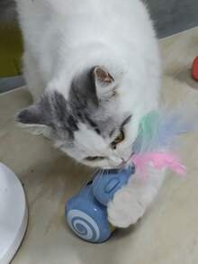 Interactive Cat Swaying Toy - Automatic Swaying Cat Teaser To Relieve Stress And Provide Interactive Fun - Keeps Cats Entertained And Overcome Boredom - View 3