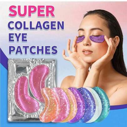 20pcs (10 Pairs) Gel Ice Eye Mask, Relieve Eye Fatigue, Dark Circles, Fine Lines, Gel Eye Mask Gift For Women & Men