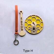 1个木制腕式毛线收纳器，便携式腕式毛线整理器，手工编织工具配件，创意毛线球收纳器，装饰性编织工具，工艺用品 - 手腕紗架 - 查看 18