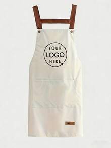 1pc Customizable Apron With Text, Personalized Photo Apron, Waterproof Apron, Custom Funny Cooking Kitchen Apron, Modern Polyester Oil-Proof Apron, Black Kitchen Apron, Polyester Gardening Apron, Customizable Logo & Text, Chef Apron, Ideal Gift For Valentine's Day, Father's Day, Mother's Day, Birthday - Multicolor - View 8