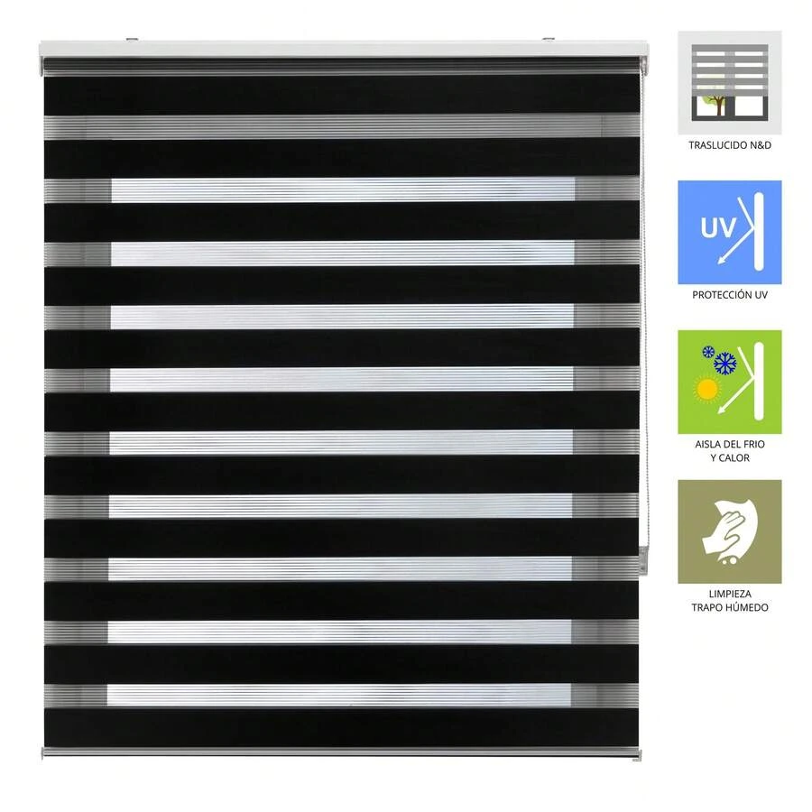 Ecommerc3 Blinds, Shades & Shutters - Black - View 1