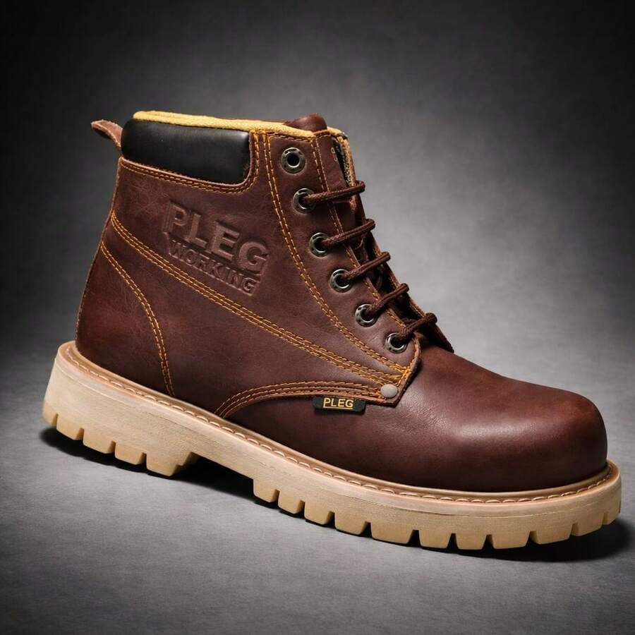 Men Industrial & Construction Boots - Redwood - View 1