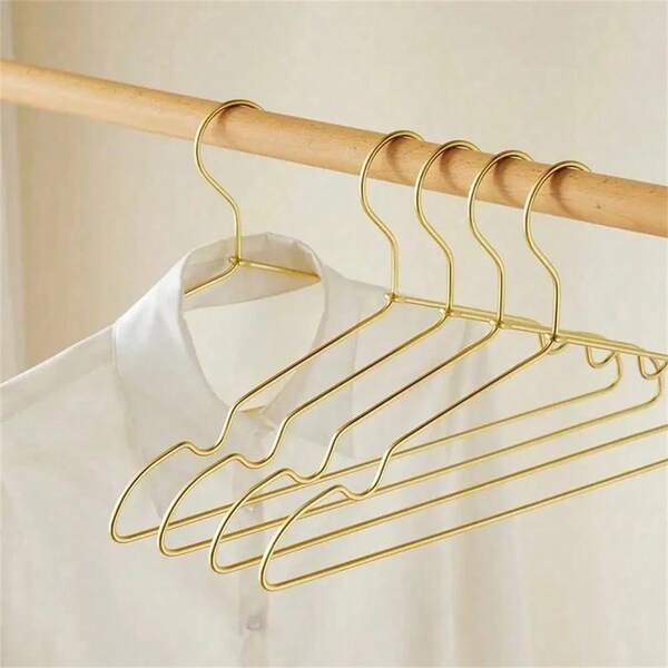 40pcs Gold Metal Hangers, Metal Coat Hangers, Adult Hangers, Affordable Metal Hangers