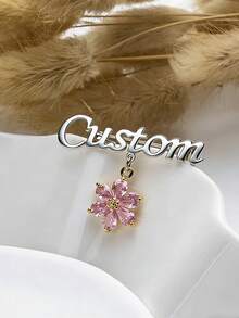 Customized Butterfly & Flower Brooch Pendant, Customized Groomsman & Bridesmaid Gift, Customized Wedding Attire, Valentine's Day Gift, Single Party Gift, Sister Gift, Couple & Mother Of The Groom Stainless Steel Jewelry Brooch Pendant - Item 8 - View 12