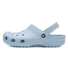 Crocs 经典木屐凉鞋/拖鞋，减震透气男女通用鞋，户外沙滩鞋，室内外休闲拖鞋 10001-4WK - 冰藍色 - 查看 2