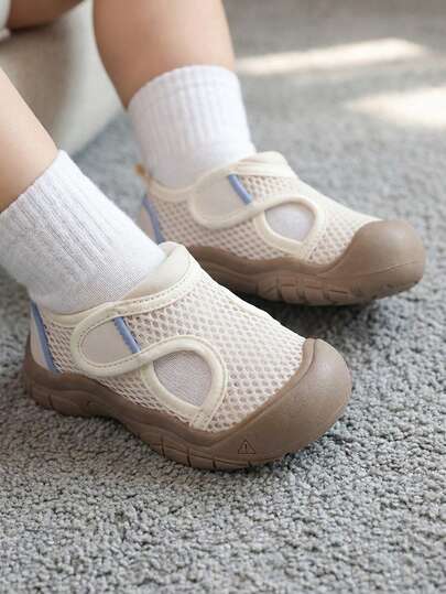 1 đôi dép xăng đan thể thao lưới tối giản mới dành cho nam, nữ và trẻ em, thích hợp cho các hoạt động thể thao trong nhà/ngoài trời mùa hè, kỳ nghỉ biển.