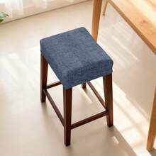 1/2/4/6pcs Stretch Printed Bar Stool Chair Covers, Washable, Suitable For Living Room, Bedroom, Vanity Chair, Coffee Table Chairs - one-size - View 9