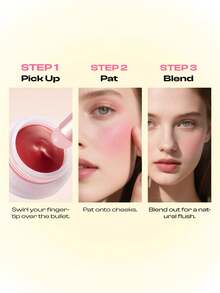 COLORKEY Velvet Multi-Use Blush And Lip Tint, Long-Lasting Lip Cream - Moisturizing, Waterproof, Can Build Blush Flush, Highly Pigmented Lip Tint, Multi-Purpose Lip And Cheek Stain, Portable, Natural Flush, Jelly Texture, Perfect Autumn/Winter Makeup For Women And Girls, Latte Makeup, Y2K Makeup, 90s Makeup, Bad Girl Makeup, Lip Combo, Bridal Wedding, Valentine's Day - Q05 Berry Red - View 9