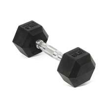 Hex Dumbbells Rubber Coated Hand Weights For Exercises And Fitness 10-50LB Optiongift - 10磅單磅 - 查看 1