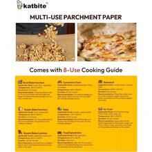 200-Sheet Unbleached Parchment Paper Set - 8x8 Inch Precut Baking Sheets, Oil & Moisture Resistant, Non-Stick For Oven, Air Fryer, Meal Prep & Cookie Baking, -Friendly Kitchen Essential - 9x11 Inch-100-2pack - View 7
