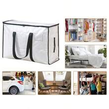 Transparent Visible Baby Blanket Storage Bag, Large Capacity Reinforced Handle Baby Clothes Toys Bedding Organizer Bag, Closet Home Moving Packing Storage Bag - Multicolor - View 5