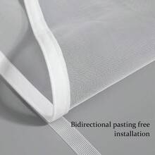1 pieza Mosquitera autoadhesiva para ventana, transpirable y anti-insectos, de fácil instalación sin dejar residuos de pegamento, adecuada para uso doméstico en todas las estaciones, color blanco - Mosquitera - Ver 6