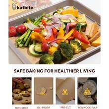 200-Sheet Unbleached Parchment Paper Set - 8x8 Inch Precut Baking Sheets, Oil & Moisture Resistant, Non-Stick For Oven, Air Fryer, Meal Prep & Cookie Baking, -Friendly Kitchen Essential - 9x11 Inch-100-2pack - View 3