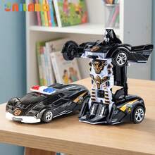 1 pieza Coche de juguete de transformación inercial Unilabo - Coche robot de transformación automática, mini juguete, regalo perfecto para fiestas para que las mamás se lo den a los niños. Coche de juguete de carreras, vehículo para niños, juguete de carreras, juguete para niños, carreras para niños, juguete para niños, coche robot, juguete de cumpleaños para niños, vuelta al cole, regalo de carnaval, regalo de Pascua - Multicolor - Ver 18