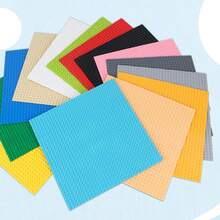 1pc 51cm X 25.5cm Large Building Blocks Base Plate, Multiple Colors Available, Compatible With All Large Building Blocks, Perfect Holiday Gift - Multicolor - View 4