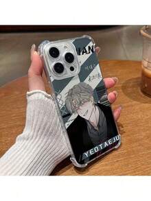 Local Delivery FashionKoreanAnimeNightByTheWaterPhoneCaseCompatibleWithForIphone17Air1616E15141312Mini11ProMaxXXRXSMAX87E.Plus,".FeaturingAFour-CornerAnti-DropTransparentSoftShell,Ultra-ThinBackCoverInAMinimalistCreativeStyle,PhoneCase,PhoneCases,HandyCover,Case - Clear - View 2