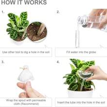 1个自动浇水装置，适用于花盆，简易浇水工具，鸟形，花盆造型 - A - 查看 5