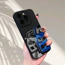 赛车艺术元素，流行创意卡通设计，适合作为情侣、女友、女儿、青少年的生日或圣诞礼物 - 黑色 - 查看 2