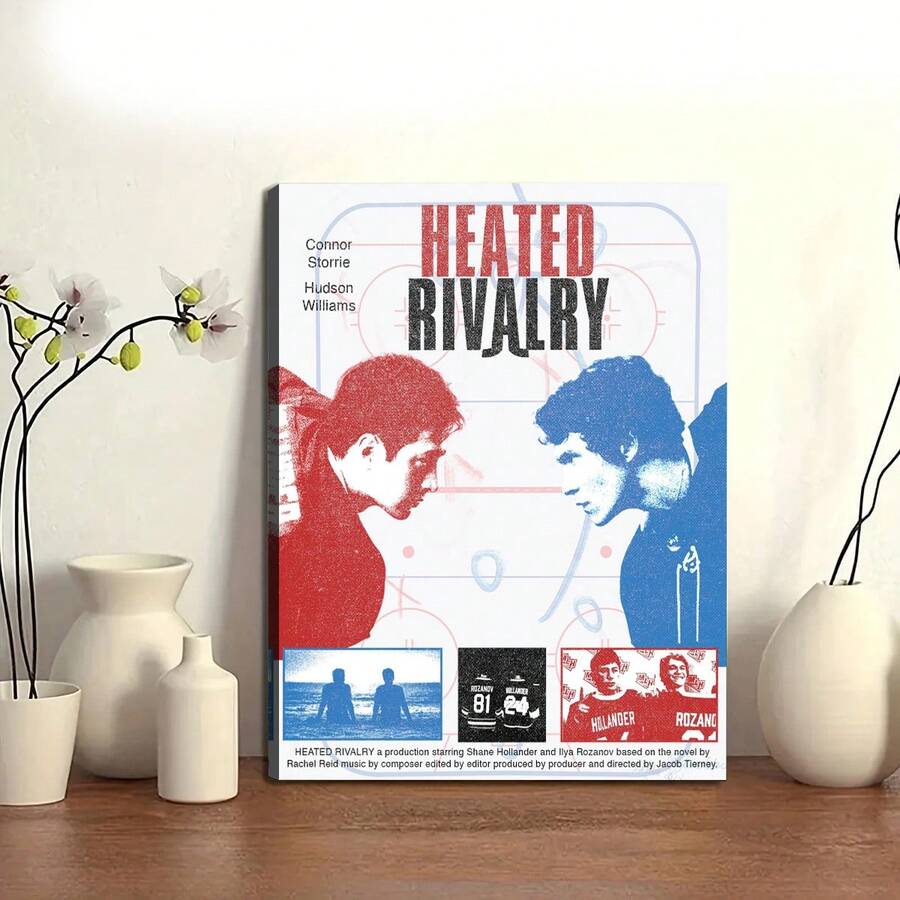 1 PC "Heated Rivalry" Connor & Hudson Art Wall Hanging | Fan Collection Dormitory/Bedroom Decor | High-Definition Printing, Frameless - 1PC - View 1