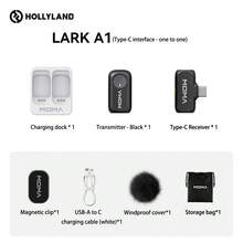 Moma LARK A1 All-In-One Wireless Lavalier Microphone With Charging Case, For Mobile Live Streaming, Intelligent Noise Cancellation, And Dopamine Reduction; Mini Interview And Shooting Microphone - View 10