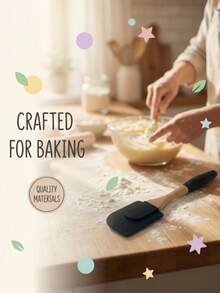 3pcs High-Quality Cooking Tool Set, Including Silicone Spatula, Whisk And Basting Brush. Made Of Heat-Resistant Materials With Diverse Wooden Handles. Non-Slip Grip Area For Stable Operation. Scratch-Resistant And For Cookware. Suitable For Frying, Stir-Frying And Baking In The Kitchen. All-In-One Kitchen Utensil Set. - View 8