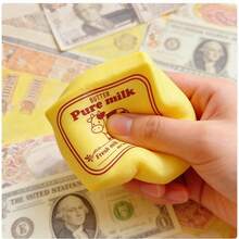 SNOOPY 1pc Butter Bread Slow Rebound Squeezing Toy Creative Wet Soft Kneading Music Cute Decompression Venting Toy Random Style - Multicolor - View 3