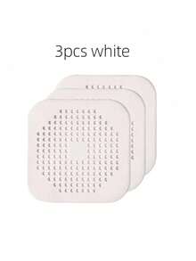 1/3个硅胶毛发收集器，带吸盘，方形地漏盖，适用于淋浴房、水槽、地漏，毛发过滤器，适用于浴室、浴缸、厨房、浴室装饰，返校季适用 - 彩色 - 查看 11