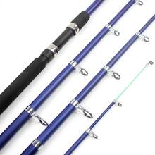 Fiberglass Telescopic Fishing Rod, Portable For Boat Fishing And Sea Fishing, Suitable For Multiple Water Environments, Durable And Lightweight - Blue - View 8