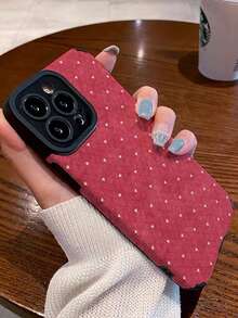 Retro Red-Bottom Heart Phone Case, Camera-Protective Phone Case, Full Coverage Protection, Shockproof And Drop-Resistant, Soft Silicone Protective Case, Compatible With 17/17 Pro/17 Pro Max/16/16 Pro/16 Pro Max/11/12/13/14/15/15 Pro/15 Plus/15 Pro Max/7 Plus/8 Plus/X/Xs Max/Xr/11 Pro/12 Pro/13 Pro/14 Pro/12 Mini/13 Mini/11 Pro Max/12 Pro Max/13 Pro Max/14 Pro Max/14 Plus/6/6s/6 Plus/7/8/SE, Waterproof And Scratch-Resistant, Aesthetic Style, Cute Phone Case, Y2K, Holiday Gift, Gift For A Loved One - 款式9(件) - 查看 12