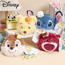 Disney 授权史迪奇毛绒背包，小熊维尼，奇奇蒂蒂毛绒玩具，斜挎包，玩偶，卡包，节日礼物 - 彩色 - 查看 3