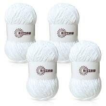 4pcs 2mm Diameter Polyester Chenille Yarn, Soft Material Suitable For Crocheting/Knitting Scarves, Hats, Handbags And Other DIY Crafts - 4pcs - View 19