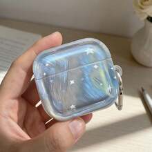 Shiny Transparent Earphone Case Compatible With Apple Bluetooth Earphones 2nd/4th Gen, Protective Cover For AirPods 2/3/Pro - Clear - View 11