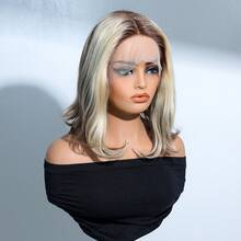 13*4*1英寸蕾丝前置真人发假发，适合日常佩戴 - S4/4/27 - 查看 8