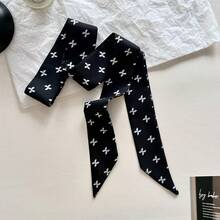 1/2pcs Vintage Neck Tie Polka Dot Scarf, Premium Long Ribbon Fashion Versatile Necktie Hairband Waist Belt Bag Accessory (Slight Color Difference May Exist Between Batches) - Multicolor - View 11