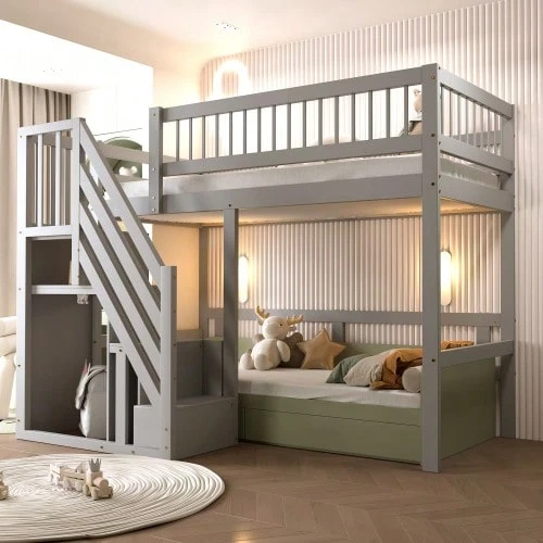 Kids Bed Frames, Headboards & Footboards - Grey - View 1