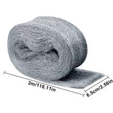 300CM Steel Wire Wool Roll Grade 0000 Super Ultra Fine For Rats Mice Top Quality - A - View 3