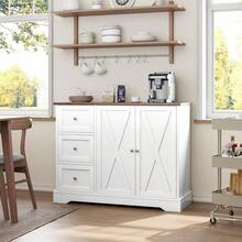 Cabinets - White and Brown - View 3