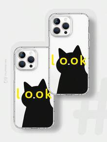 JURSUE Cute Kawaii Fashion Aesthetic Cartoon Funny Shockproof Protective Soft Phone Case Compatible With IPhone 17 16 15 14 13 12 11 Pro Max SE 2020 X XR XS Ip 8 7 Plus MZ50359 - Clear - View 8