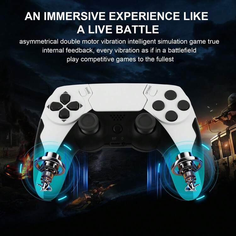 GAMINJA P48 Wireless Controller, Compatible With P4/P4 Slim/P4 Pro