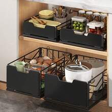 Pull Out Storage Rack, Seasonal Clothing Storage, Drawer Storage, Smooth Pull-Out Deep Cabinet For Effortless Retrieval - Multicolor - View 6