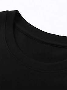 Authorized By Disney, Mickey Mouse Double-Sided Printed Soft Elastic Casual Short-Sleeved Shirt, Fashionable Short-Sleeved T-Shirt, Women's Dress. - Black - View 3