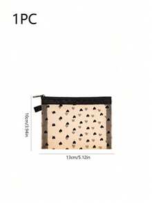 1PC Women Travel Make Up Organizer Storage Pouch Mesh Cosmetic Bag Toiletry Clear Wash Bags Case Women Gifts Girl Gifts Girlfriend Gifts Makeup Organizer Makeup Storage Bag Mini Pouch Travel Small Makeup Case Accessories Make Up Holder Brush Bag Make Up Container Cosmetic Bag Travel Essentials Ladies Accessories Travelling Stuff Makeup Bag School Supplies Make Up Bag Holiday Essentials Makeup Bags Makeup Pouch Holiday Winter Back To School Supplies - 彩色 - 查看 6