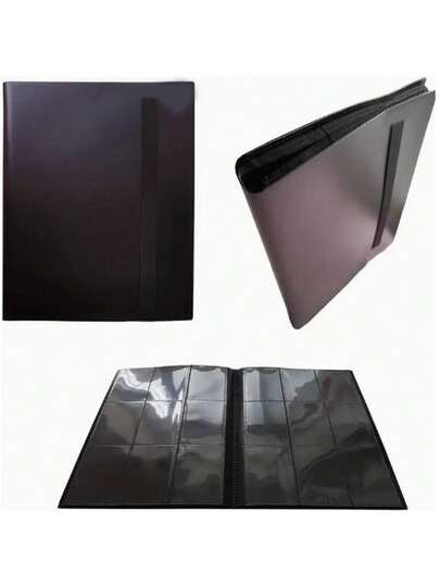 Premium Collector's Album - Durable 9/4 Pocket Storage Album, Suitable For TCG, Game And Sports Cards, Can Hold 540/360/160 Cards, With 20 Flip-Side Pages, Suitable For 360 Sports Cards, MTG Cards, Trading Cards