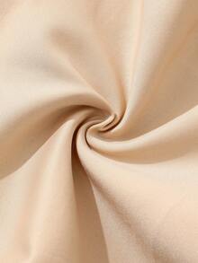 女士无肩带无缝前扣无钢圈防滑性感抹胸吊带文胸，隐形无钢圈半罩杯连体内衣 - 杏色 - 查看 11