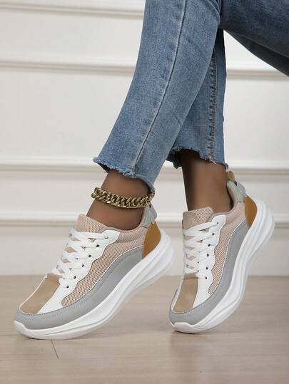 Wide-Toe Women's Breathable Comfortable Running Shoes, Lightweight Non-Slip Wide-Toe Casual Sports Shoes, Fashionable Wide-Toe Platform Shoes, Teenagers' Wide-Toe Casual Sports Shoes, Unisex Zero-Drop Wide-Toe Casual Shoes Providing Comfortable Space For Feet